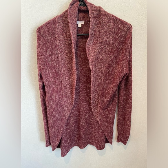 bp Sweaters - BP Nordstrom Maroon Open Front Cardigan Sweater Women’s Small Cozy Knit